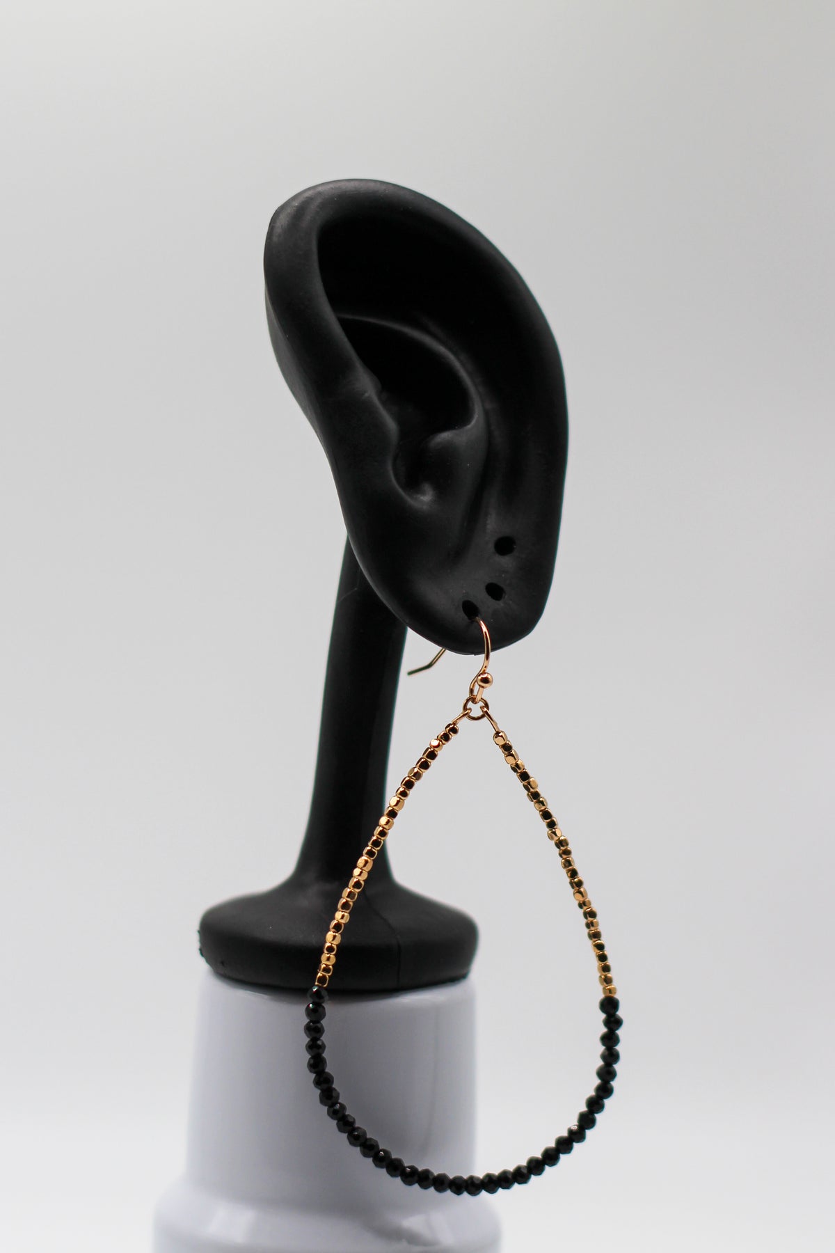 BEADED TEARDROP EARRINGS