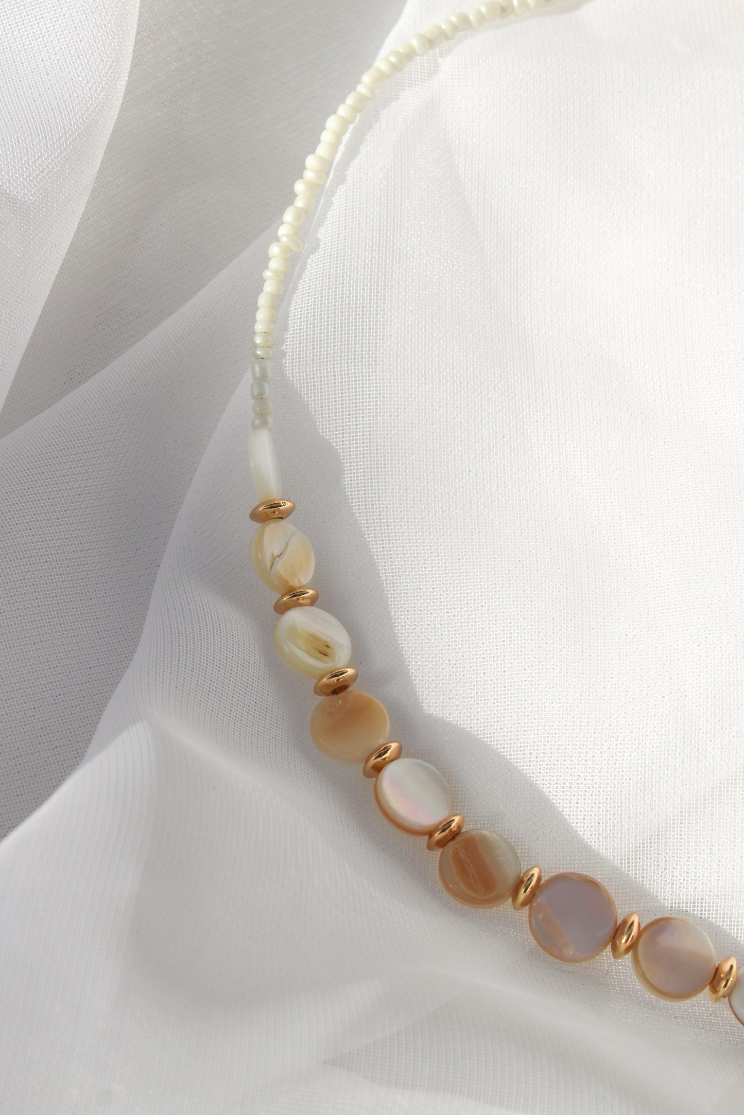 PEARL SPACER NECKLACE