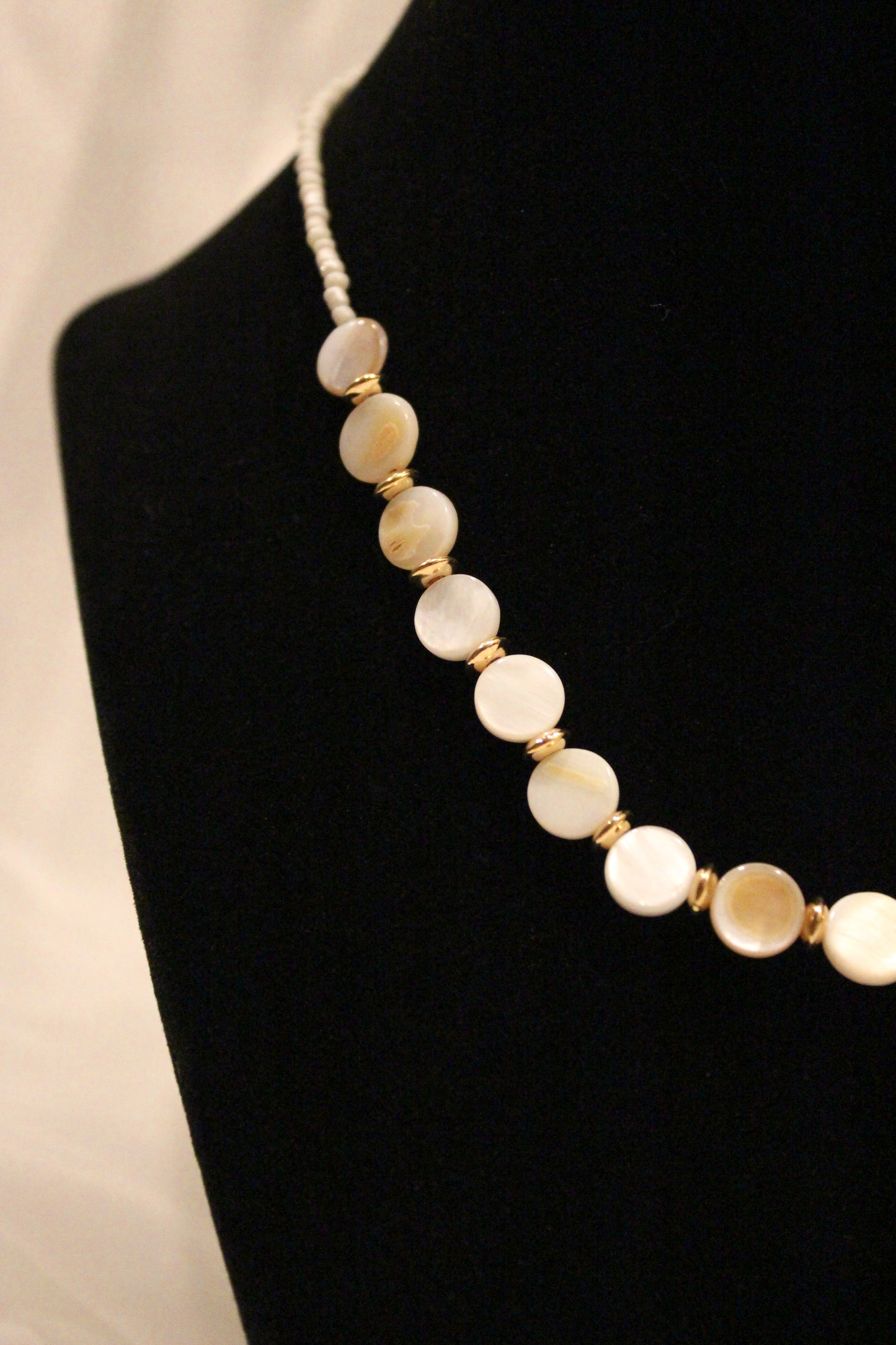 PEARL SPACER NECKLACE