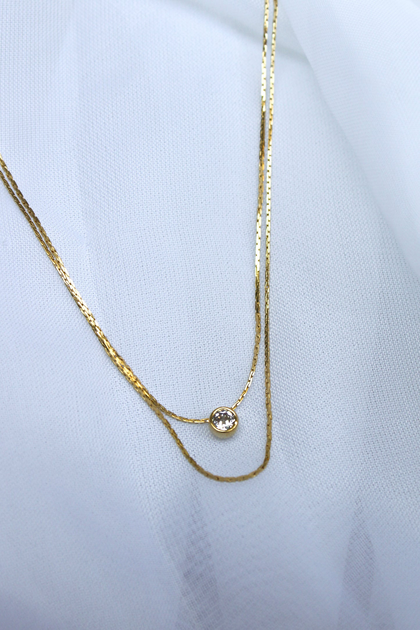DOUBLE STRAND JEWEL NECKLACE