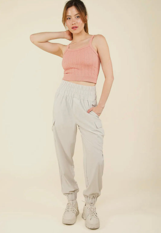 (PRE ORDER) COCONUT HIGH WAISTED JOGGERS