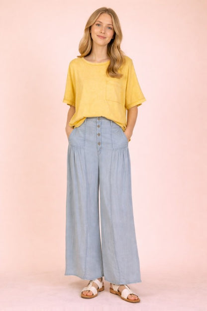 MINERAL WASHED PANTS
