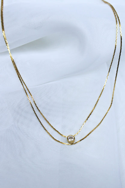 DOUBLE STRAND JEWEL NECKLACE