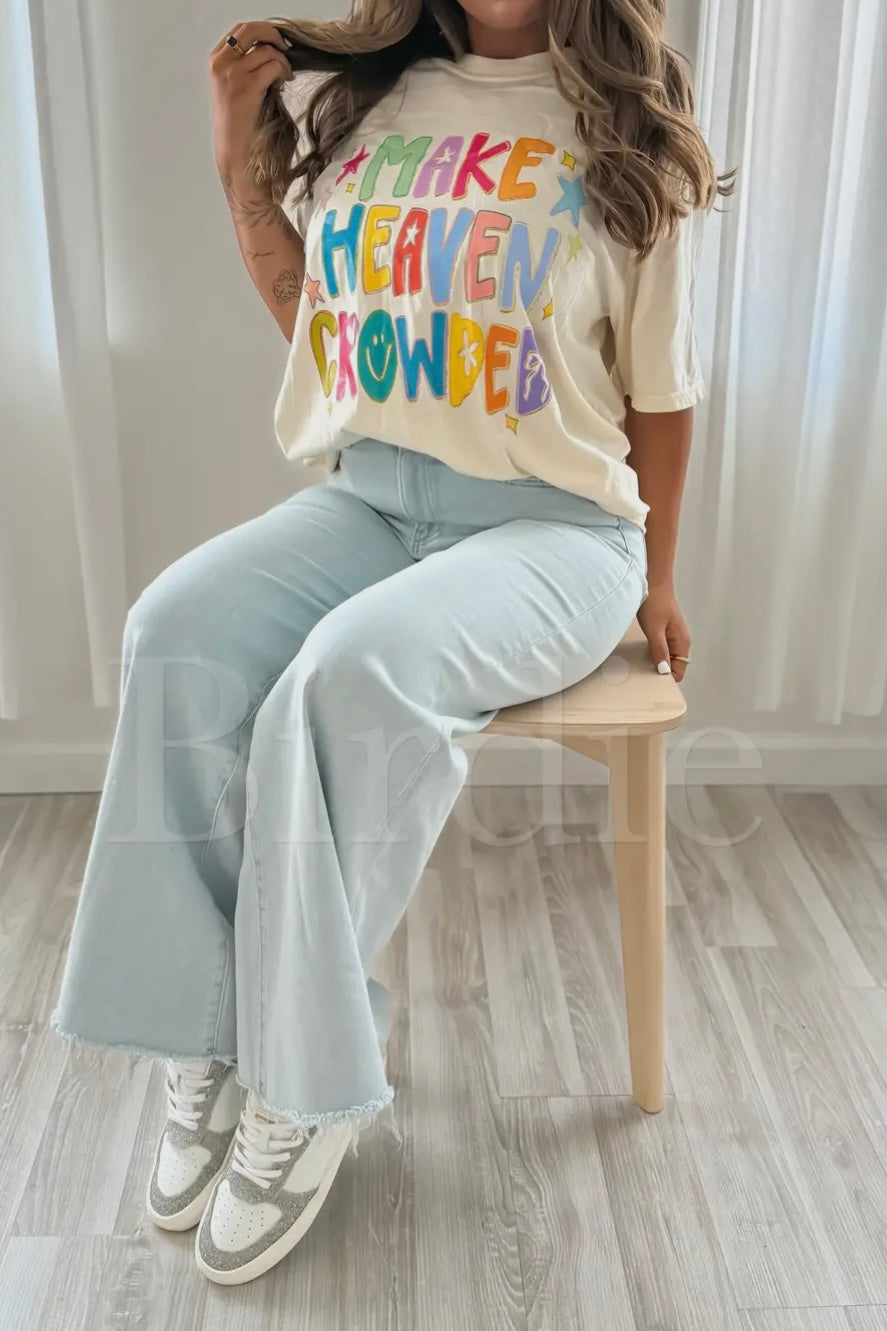 "MAKE HEAVEN CROWDED" GRAPHIC TEE
