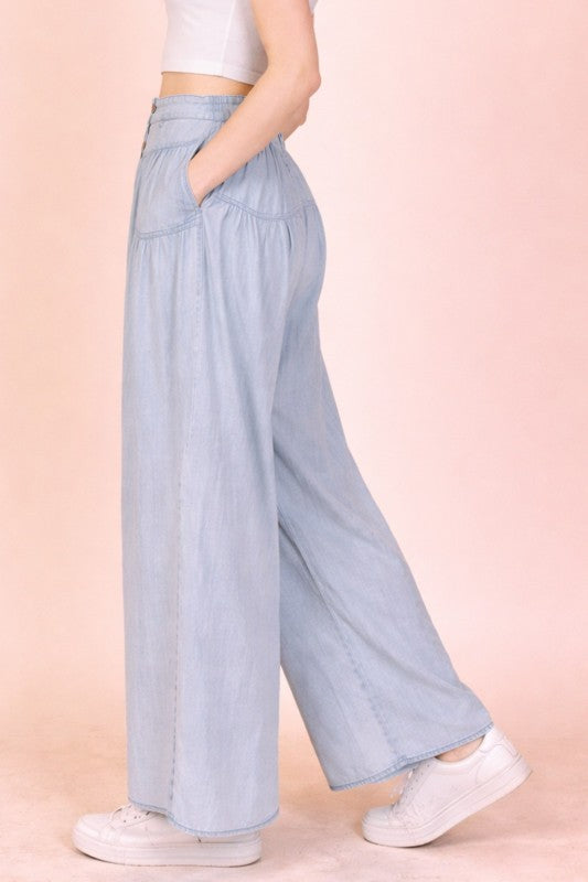 MINERAL WASHED PANTS