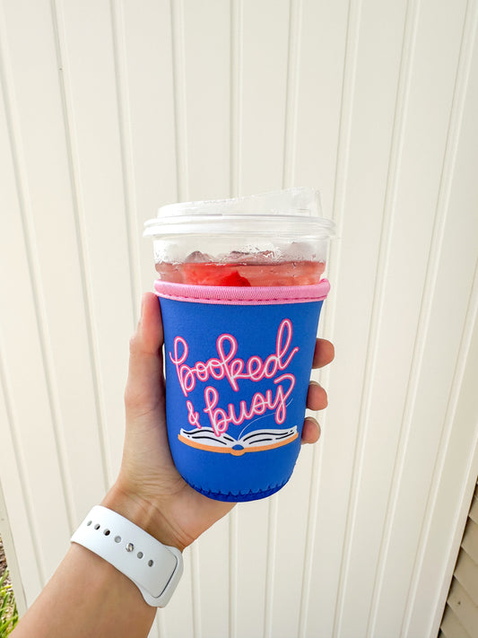 SMALL BOOKED & BUSY COFFEE SLEEVE