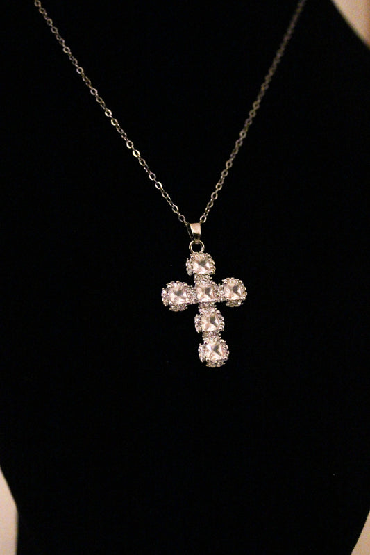 CROSS STONE NECKLACE