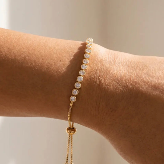 BEZEL TENNIS BRACELET