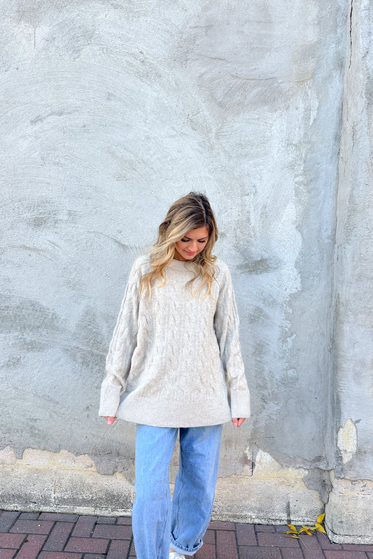 COZY CREAM PULLOVER SWEATER