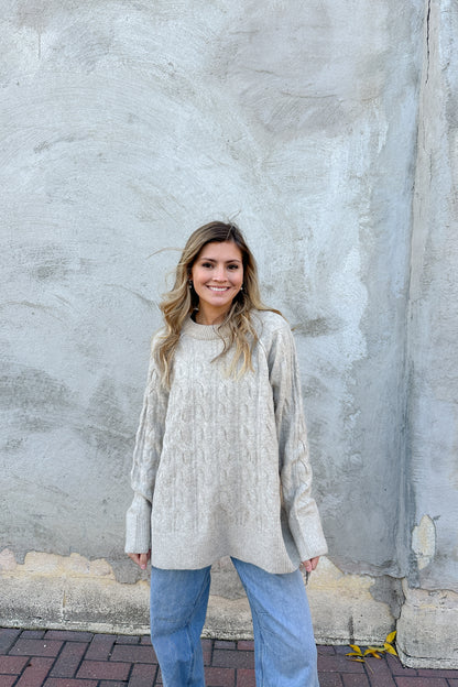 COZY CREAM PULLOVER SWEATER