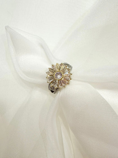 SUNFLOWER BAGUETTE RING