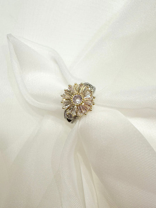 SUNFLOWER BAGUETTE RING