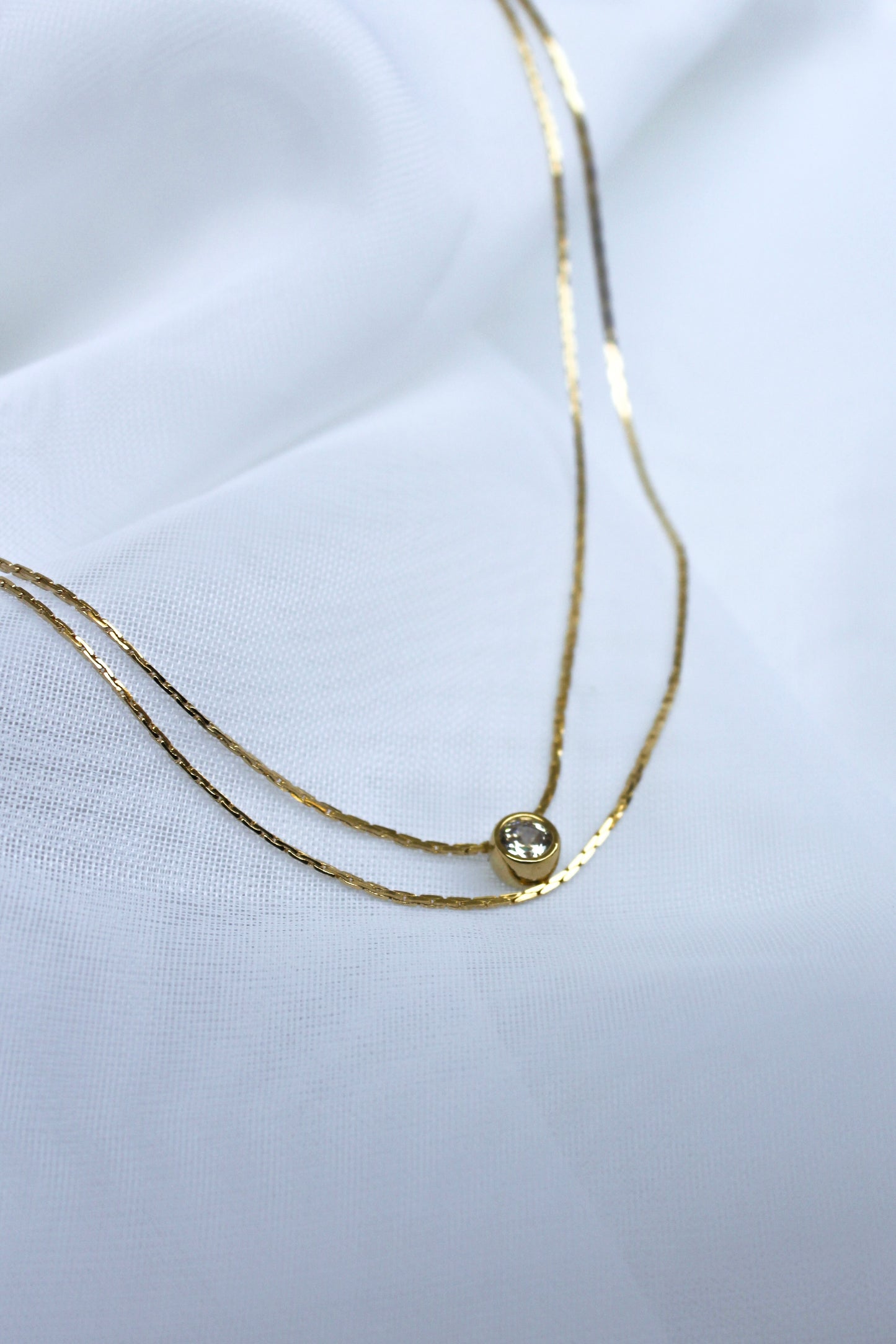 DOUBLE STRAND JEWEL NECKLACE