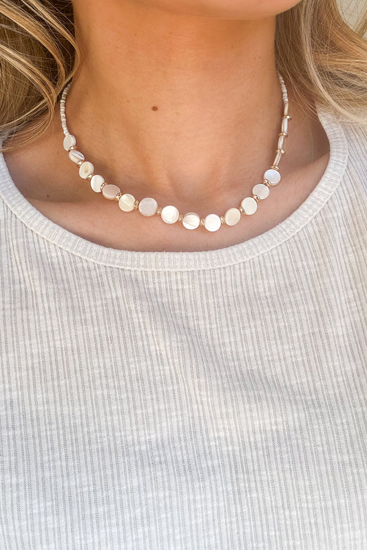 PEARL SPACER NECKLACE