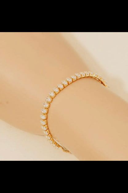 *PREORDER* OVAL GEM ADJUSTABLE TENNIS BRACELET
