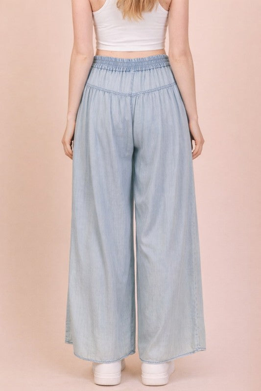 MINERAL WASHED PANTS