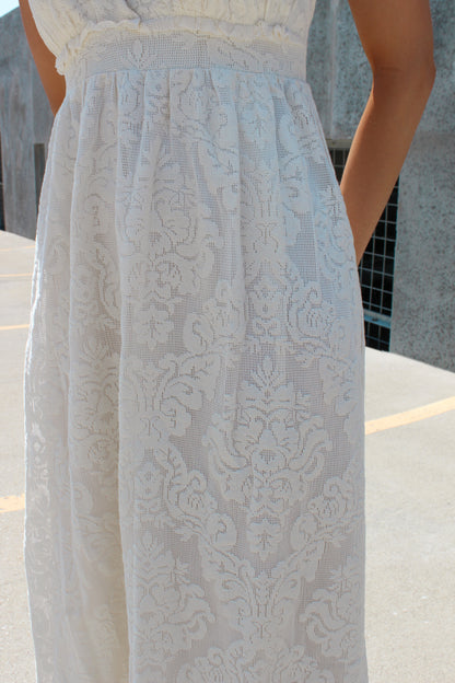 CROSS BACK DETAIL MAXI DRESS