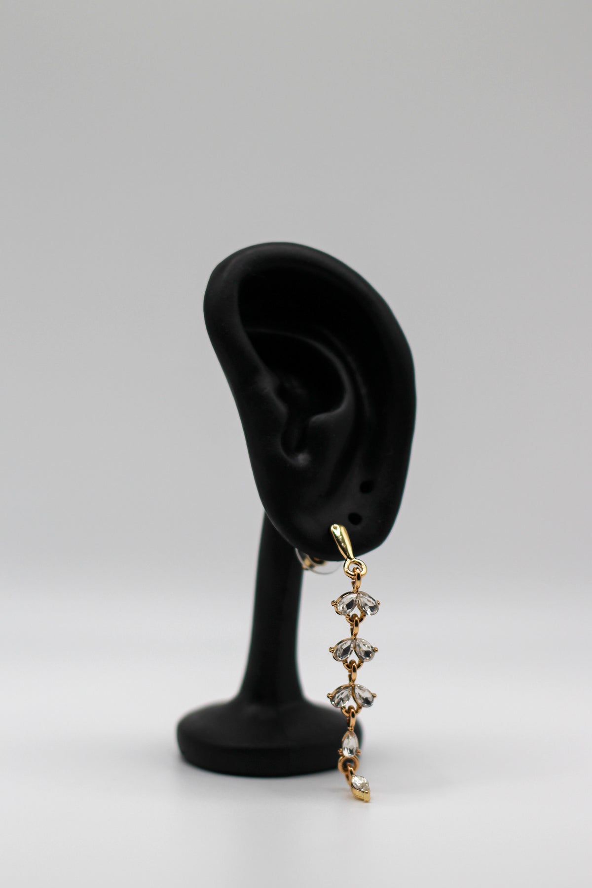 DAINTY PEAR GEM EARRINGS