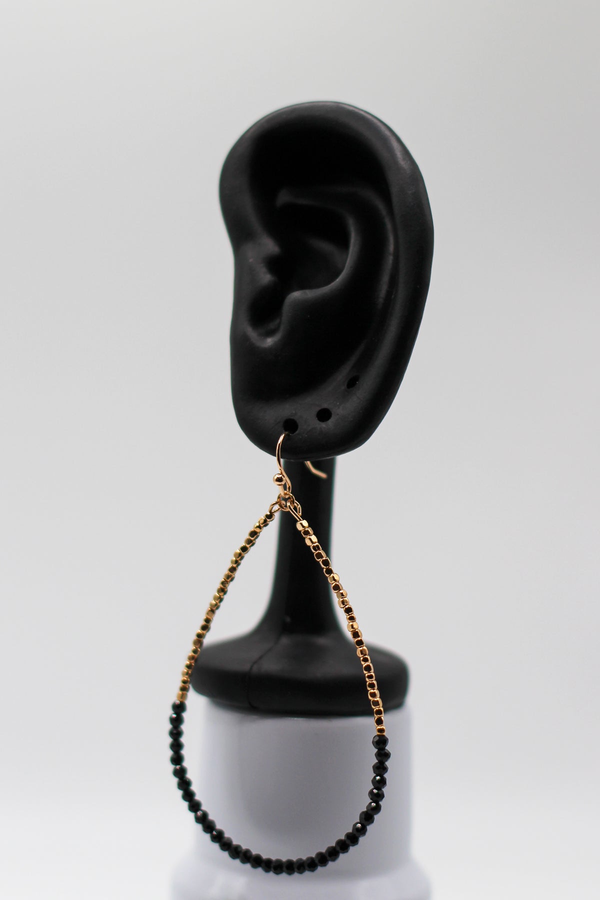 BEADED TEARDROP EARRINGS