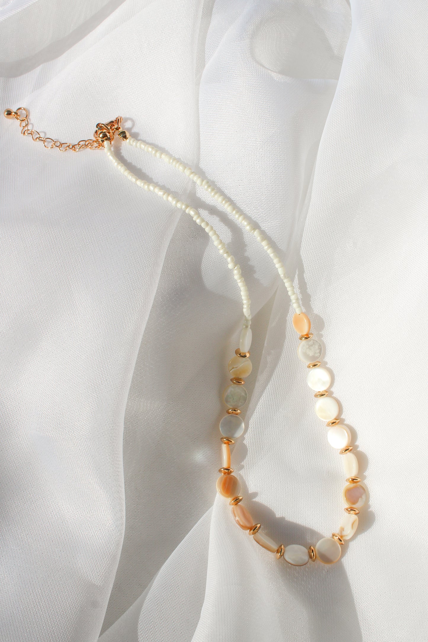 PEARL SPACER NECKLACE