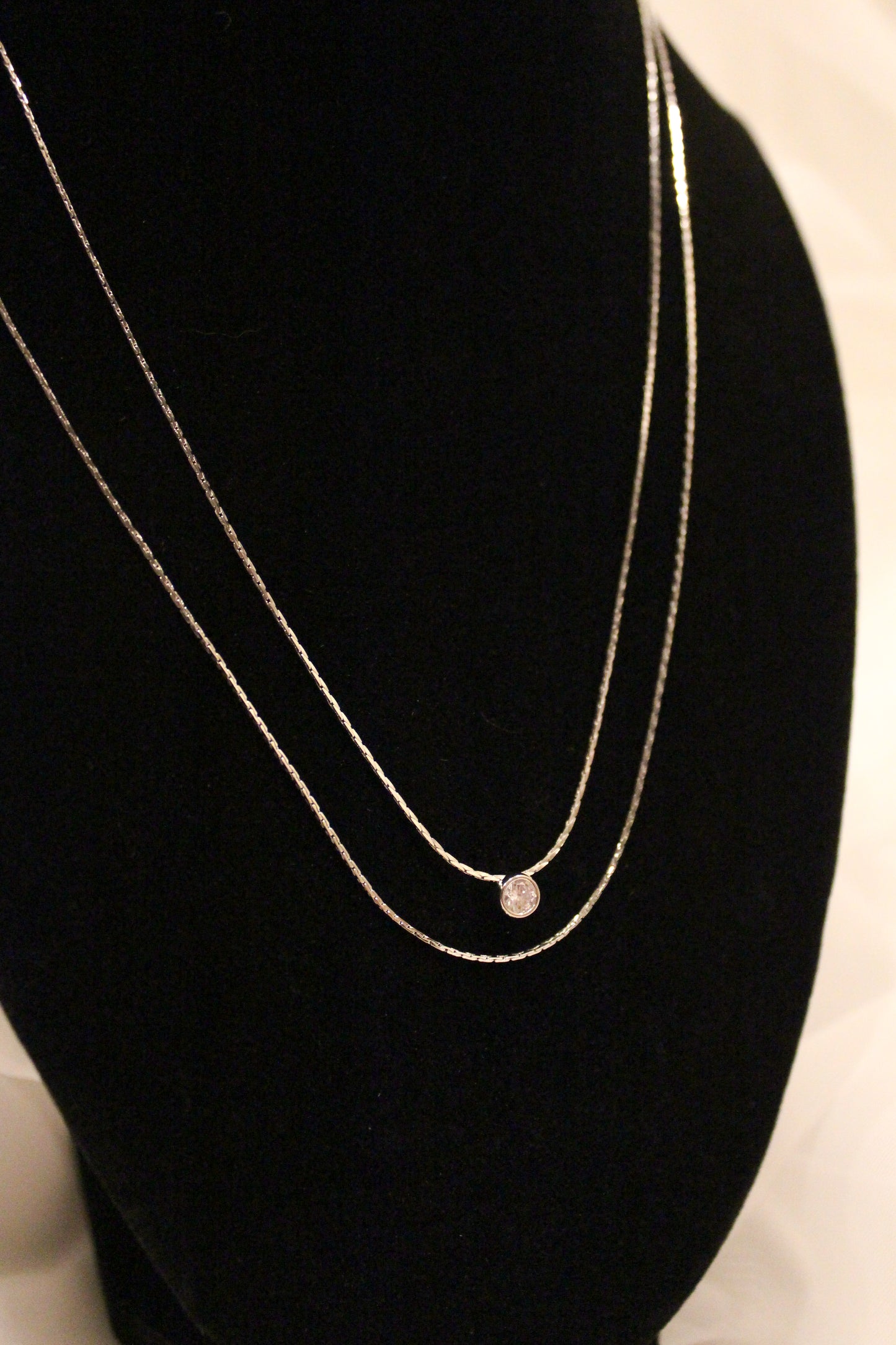 DOUBLE STRAND JEWEL NECKLACE