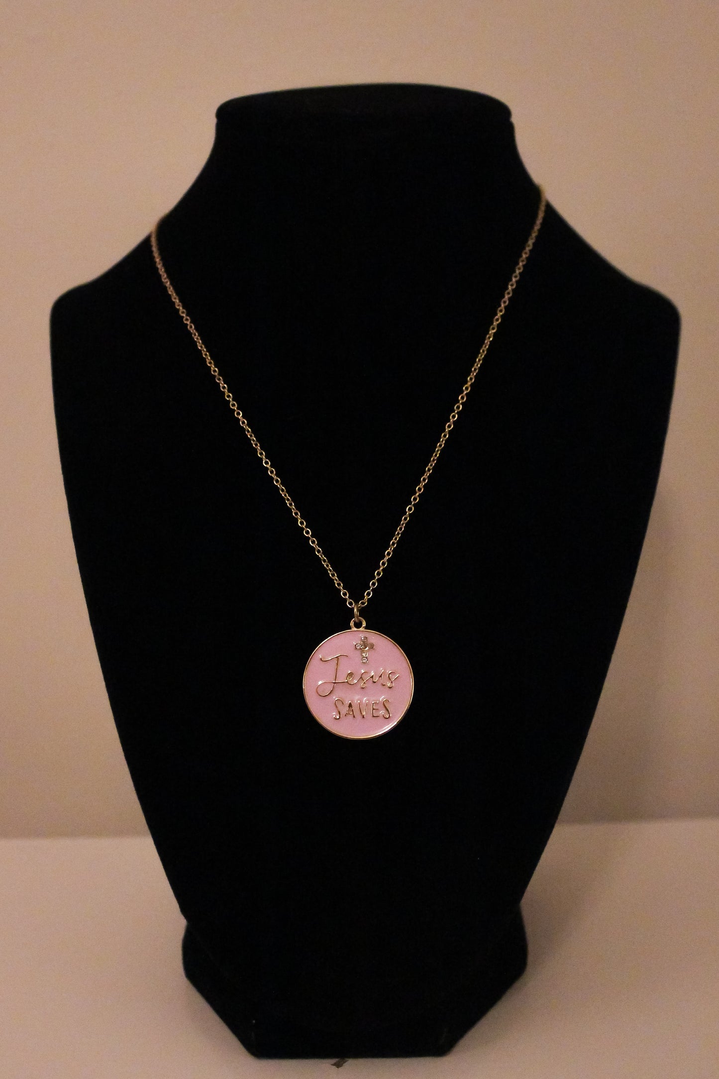 LAST ONE! ✨ “JESUS SAVES” PENDANT NECKLACE