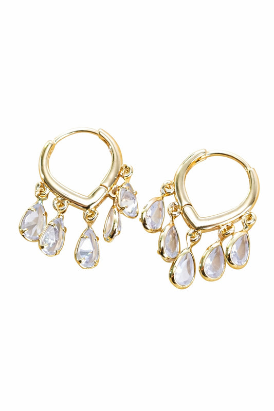 CRYSTAL DANGLE EARRINGS