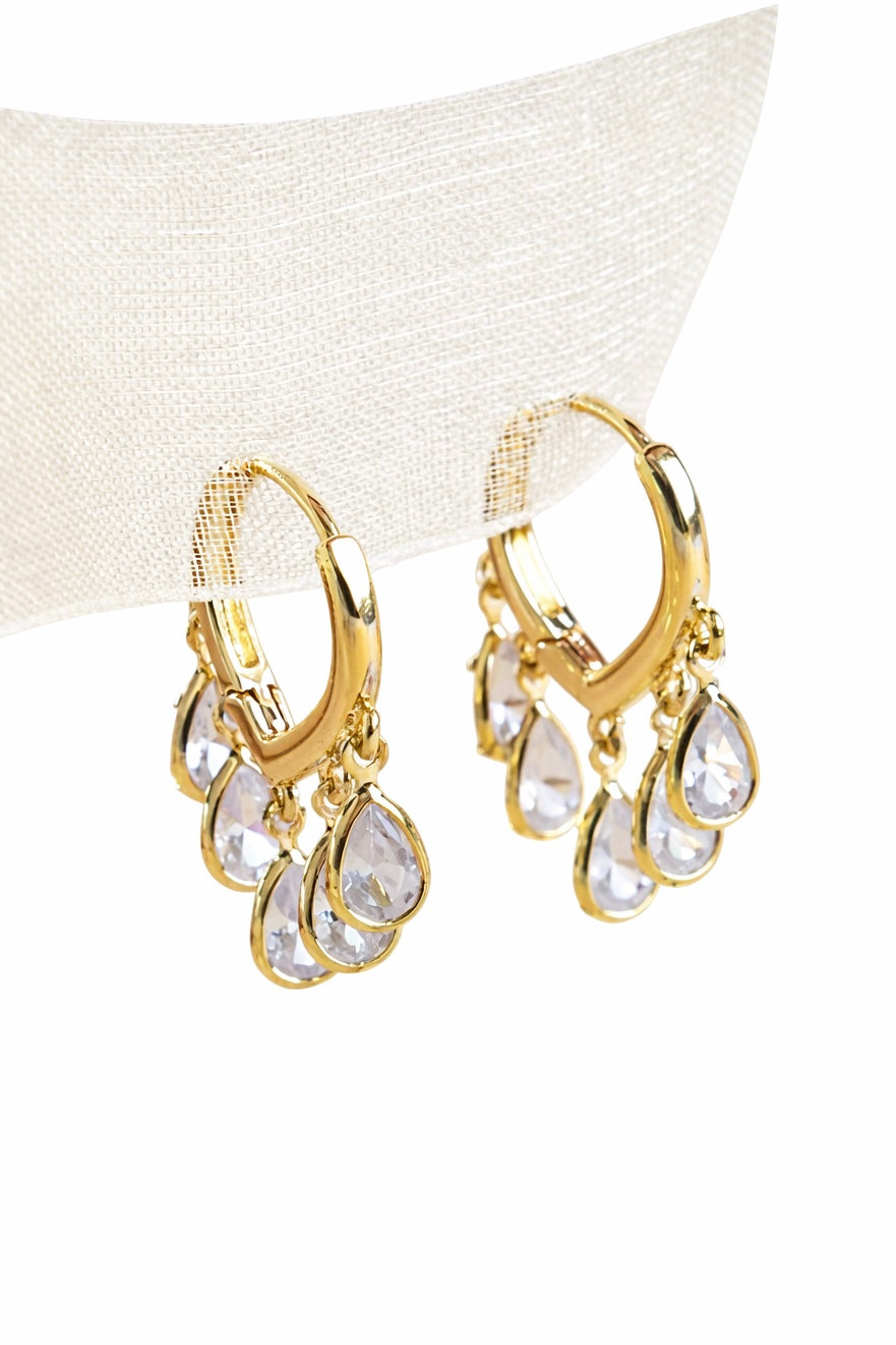 CRYSTAL DANGLE EARRINGS