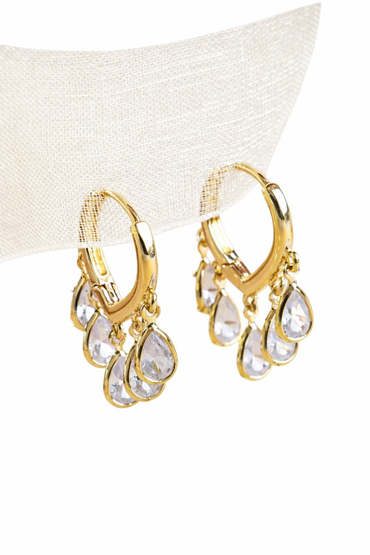 CRYSTAL DANGLE EARRINGS