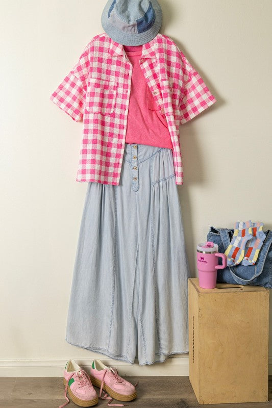 MINERAL WASHED PANTS