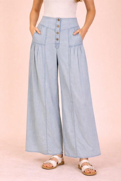 MINERAL WASHED PANTS