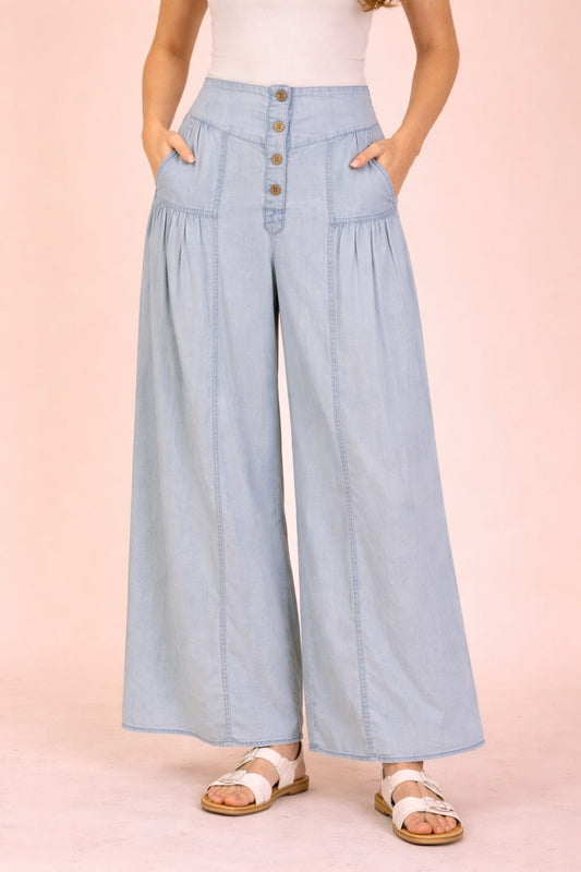 MINERAL WASHED PANTS